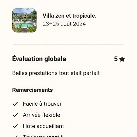 Zen Et Tropicale Villa